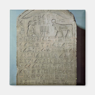 Stela zum Gedenken an die Beerdigung der Apis Magnet