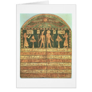 Stele von Horsiese, später Zeitraum (gemaltes