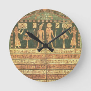 Stele von Horsiese, später Zeitraum (gemaltes Runde Wanduhr