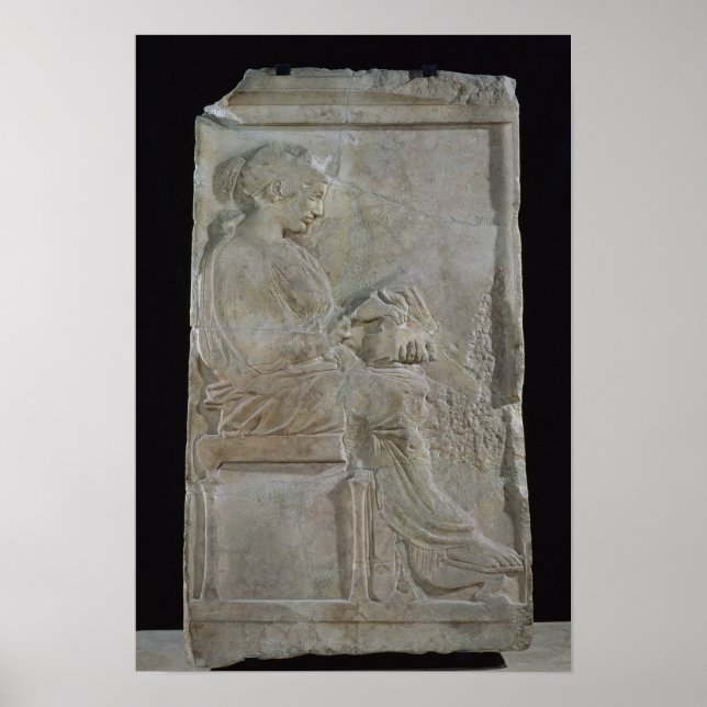 Stele von Philis, Tochter von Cleomenes Poster (Vorne)