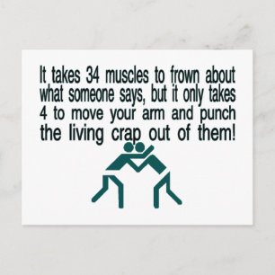 Stell den Mist heraus Postkarte