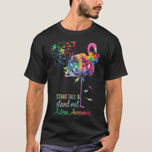 Stell dich hoch und stell dich vom Autismus-Aufklä T-Shirt