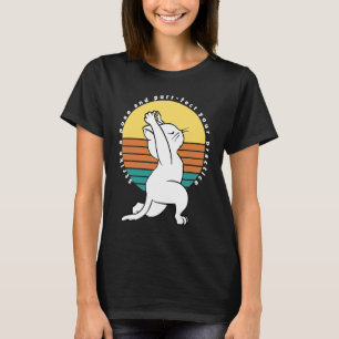 Stell eine Pose und perfektionieren Sie Ihre Praxi T-Shirt