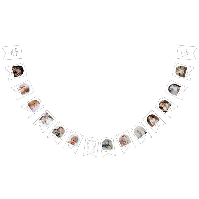 STELLA Baby First Year Monthly Foto Banner (Alle)