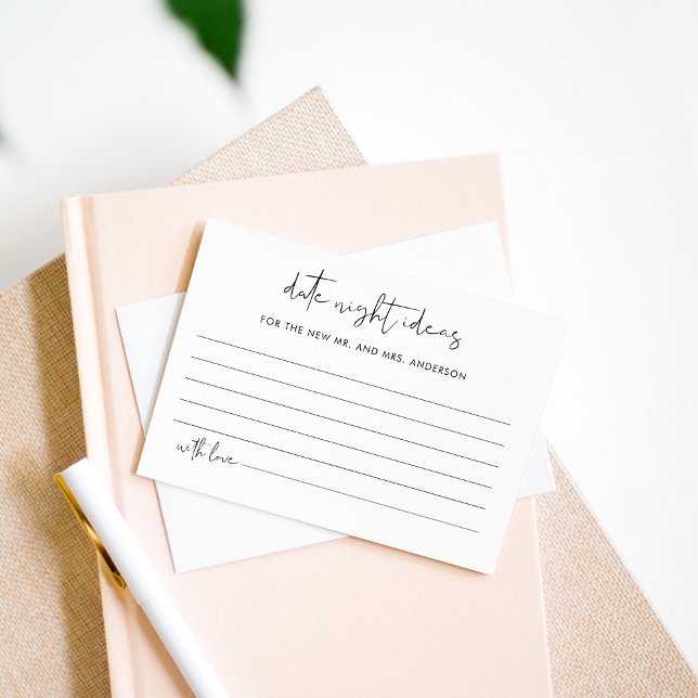 STELLA Date Night Ideas Brautparty Card Begleitkarte (Von Creator hochgeladen)