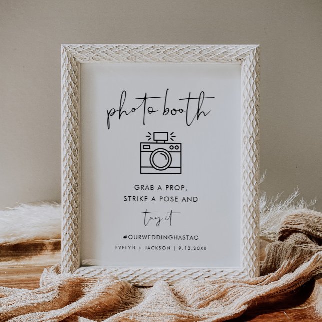 STELLA Foto Booth Wedding Sign Poster (Von Creator hochgeladen)