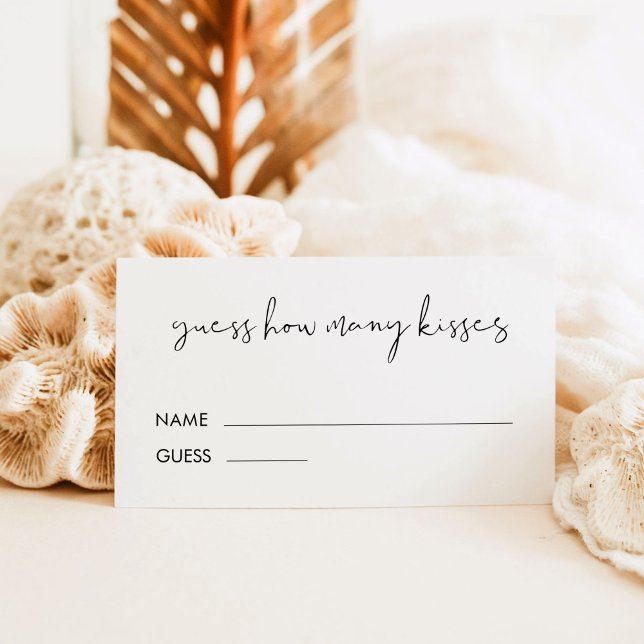 STELLA Guess Wie viele Kisses Game Ticket (Von Creator hochgeladen)