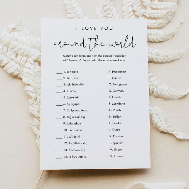 STELLA I Liebe Sie rund um das Bridal-Weltspiel Einladung (Von Creator hochgeladen)