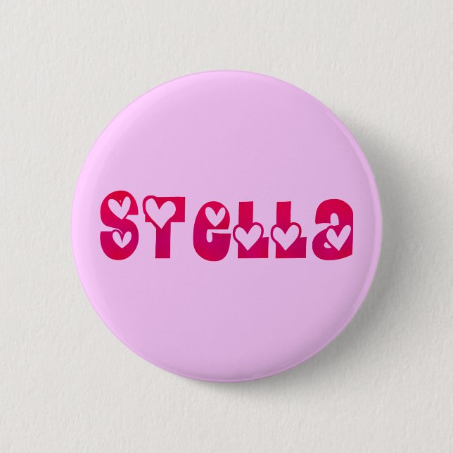 Stella im Herzen Button (Vorderseite)