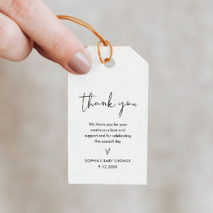 STELLA Moderne Minimalistische Babydusche Gefallen Geschenkanhänger