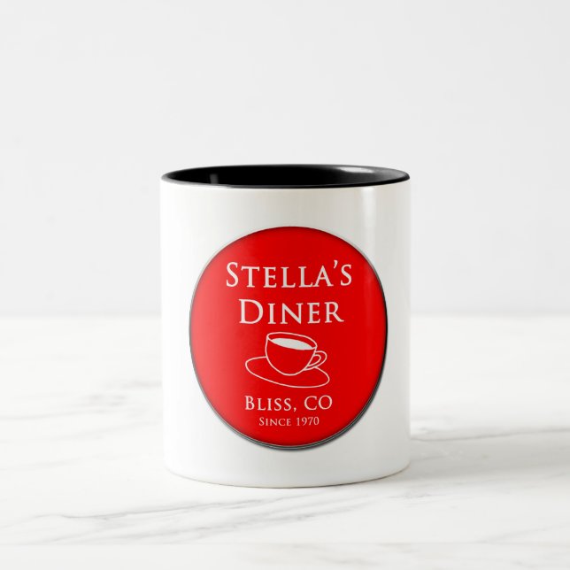 Stella Restaurant-Kaffee-Tasse Zweifarbige Tasse (Mittel)