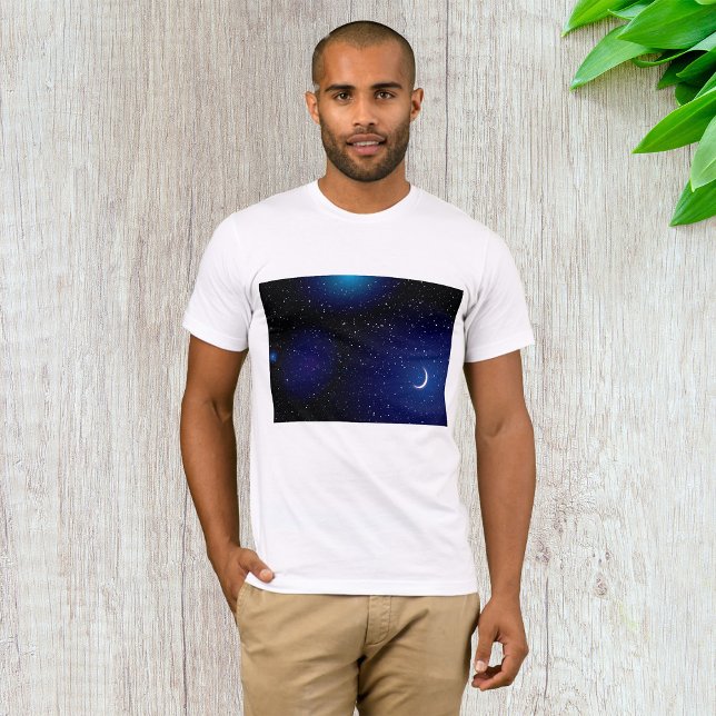 Stella Space Paysage Mens T-shirt (Créateur téléchargé)