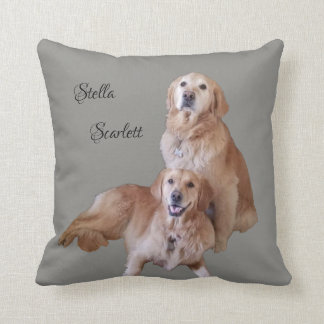 Stella u. Scarlett goldene Mädchen Kissen