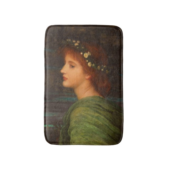 Stella (von Frank Dicksee) Badematte (Vorderseite Vertikal)