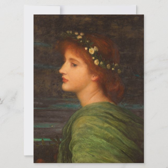 Stella (von Frank Dicksee) Karte (Vorderseite)