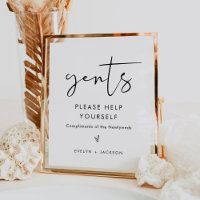 STELLA Wedding Mens Bathroom Basket Goodies Zeiche