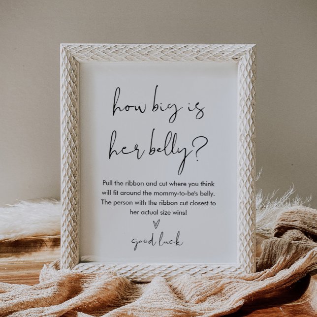 STELLA Wie groß ist ihr Baby-Duschspiel Poster (Von Creator hochgeladen)