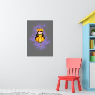 Stellalunarts Pumpkin Halloween Niedliches Mädchen Poster