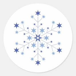 Stellar Beginnings Runder Aufkleber
