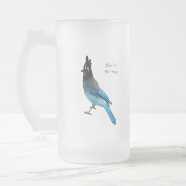 Stellar Blue Jay Tasse oder Stein (Links)