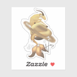 Stellar Capricorn Saturn Zodiac Aufkleber