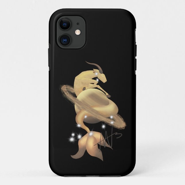 Stellar Capricorn Saturn Zodiac Case Mate (Rückseite)