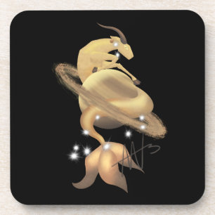 Stellar Capricorn Saturn Zodiac Getränkeuntersetzer