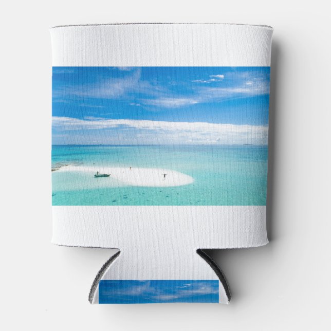 Stellar Clear Island Grace Bay Turks Caicos Beach Dosenkühler (Vorderseite)