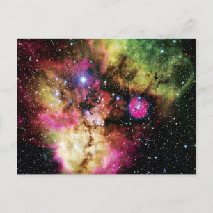 Stellar Cluster NGC 2467 - NASA Hubble Space Foto Postkarte