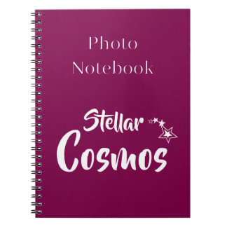 Stellar Cosmos Spiral Photo Notebook Notizblock