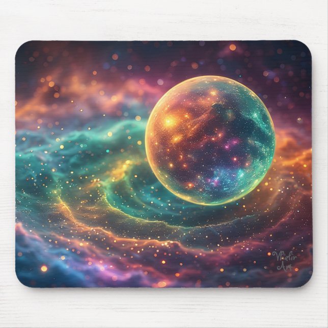 Stellar Dream Nebula Design Mousepad (Vorne)