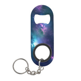 Stellar Illumination: Nebel mit glühenden Sternen Mini Flaschenöffner