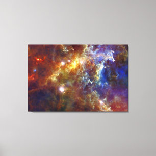 Stellar Kinderzimmer in Rosette-Nebula Leinwanddruck