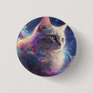 Stellar Kitty - kosmische Katzenkunst Button