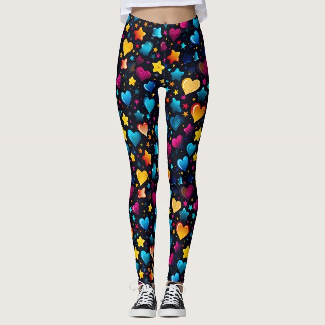 Stellar Liebe Leggings (Vorderseite)