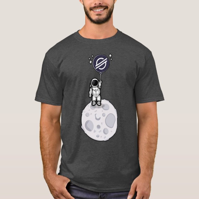 STELLAR LUMENS Crypto XLM Token Decentralized Bloc T-Shirt (Vorderseite)