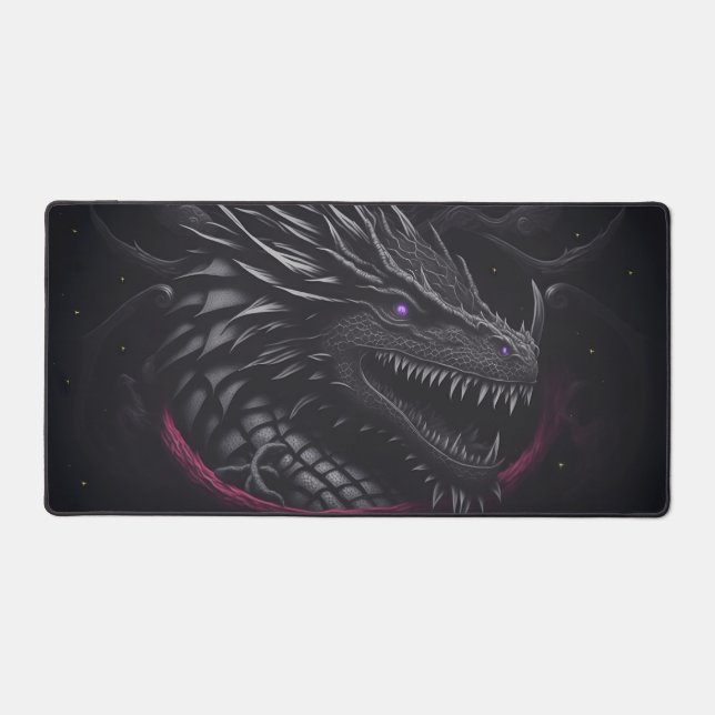 Stellar Majesty : Un Dragon Cosmique Gothique (Recto)