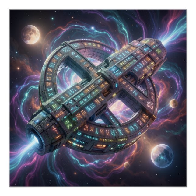 Stellar Path – Journey Through the Universe´8 Poster (Vorderseite)
