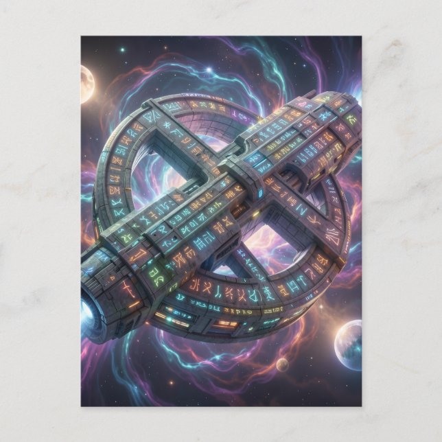 Stellar Path – Journey Through the Universe´8 Postkarte (Vorderseite)