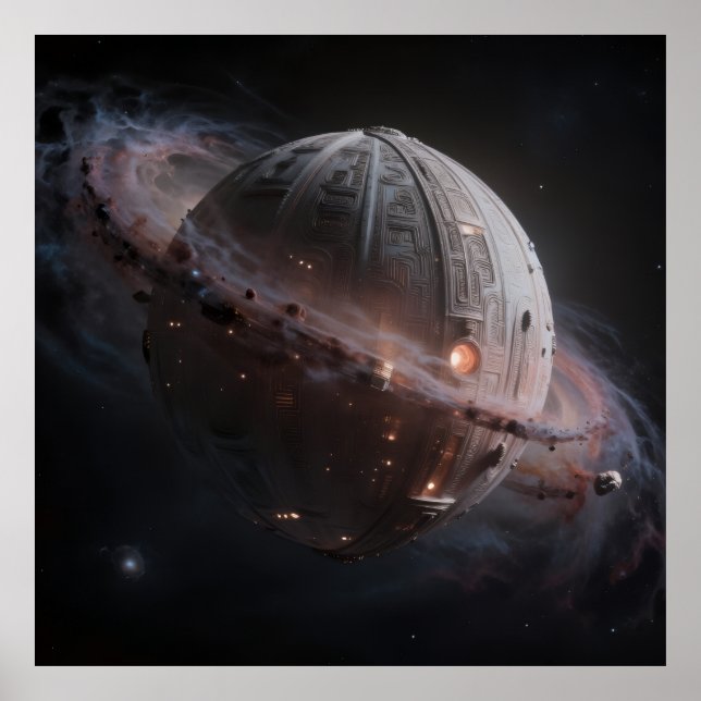 Stellar Path – Journey Through the Universe Poster (Vorne)