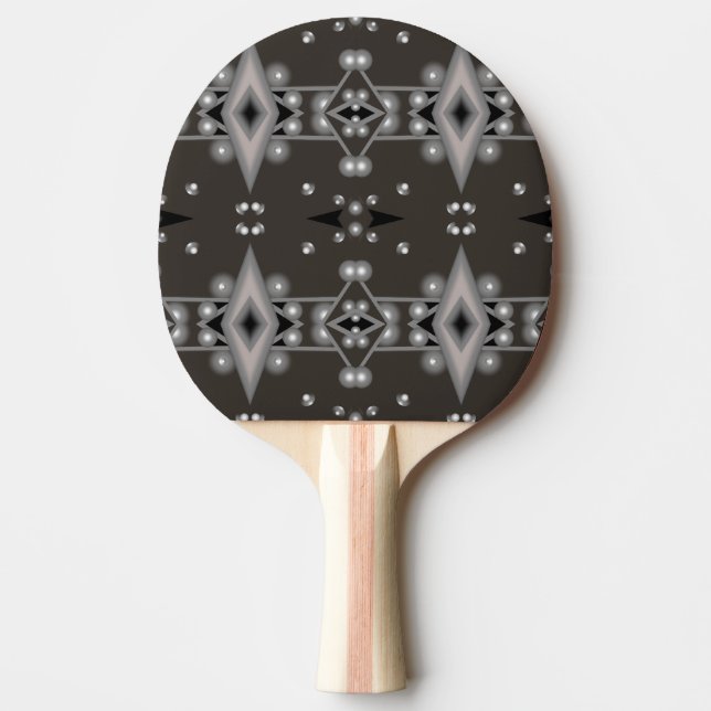 Stellar Performance Modernes Abstraktes Kunstdesig Tischtennis Schläger (Vorderseite)
