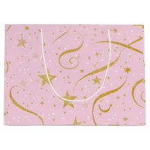 Stellar Shine - Pink & Gold Star Dekorative Gesche