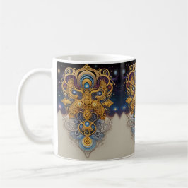 Stellar Symmetrie: Kosmische Ornamentation Kaffeetasse