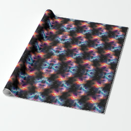 Stellar Symphony Galactic Nebulas Pattern Geschenkpapier