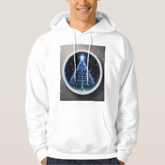 "Stellar Weihnachten: Weihnachtsbaum in Weltraumhö Hoodie