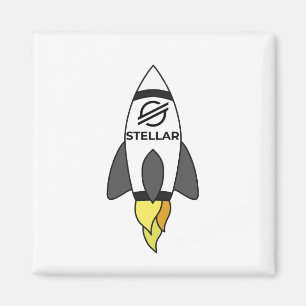 Stellar zur Mondrakete Magnet