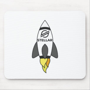 Stellar zur Mondrakete Mousepad