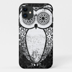 StellaRoot Hootie Eulen-Damast-Schmutz Case-Mate iPhone Hülle