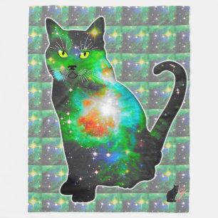 Stellarraum bei Katzen Fleecedecke