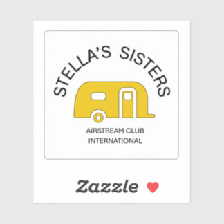 Stella's Sisters Extra Kleiner Quadratischer Vinyl Aufkleber